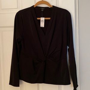 Ann Taylor Black Blouse, Large